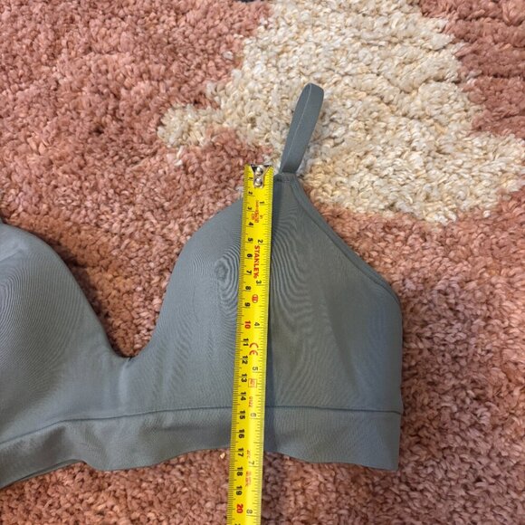 ThirdLove Light Green/Gray Smoothing V-Neck Padded Wireless Bra Size Medium - Picture 5 of 5